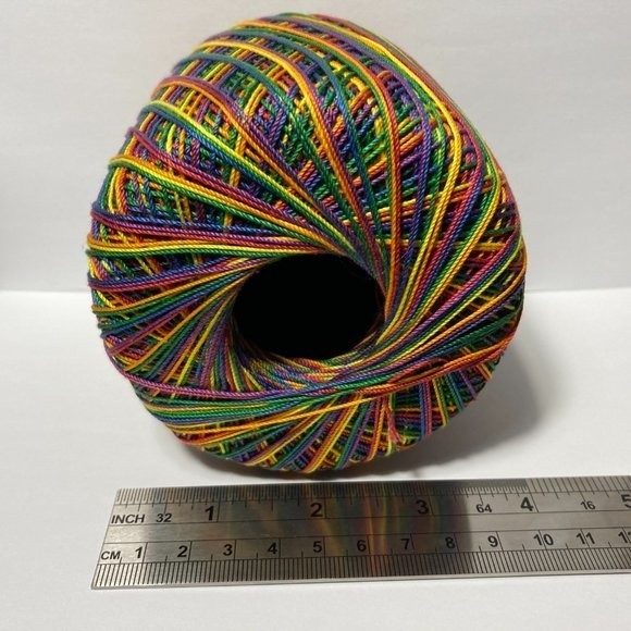 Aunt Lydia's Crochet Thread Mexicana Rainbow - Picture 4 of 6